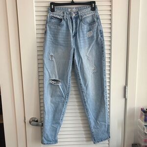 YMI Light Blue Ripped Boyfriend Jeans